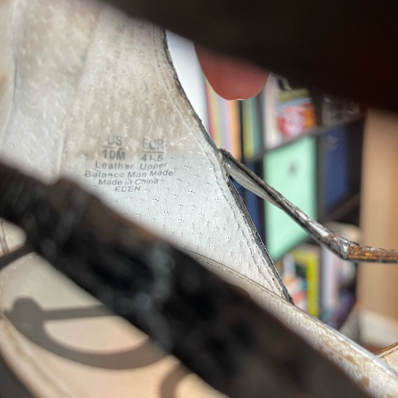 Sam Edelman Black Snakeskin Strappy 5” Heels - Picture 5 of 5